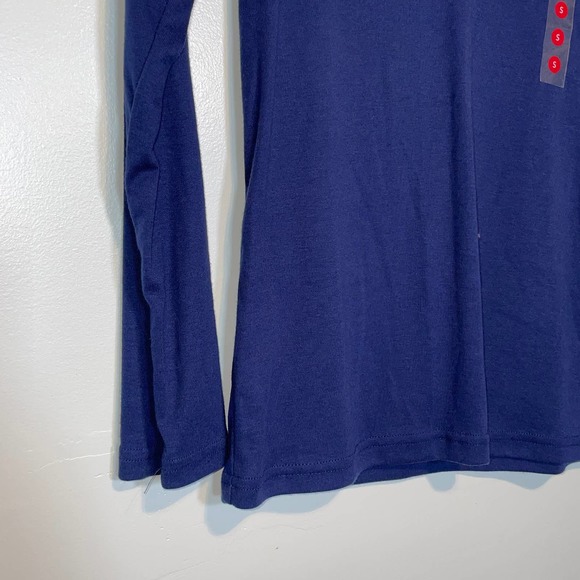 Charter Club V-Neck cotton blend pajama T-Shirt Navy, small - Picture 7 of 7